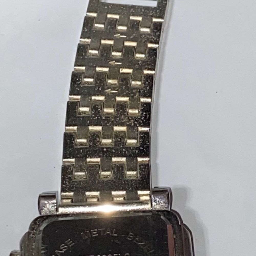 Studio Time Women's Silver Tone Rhinestone Bezel Chronograph Quartz Watch OS - Picture 7 of 10